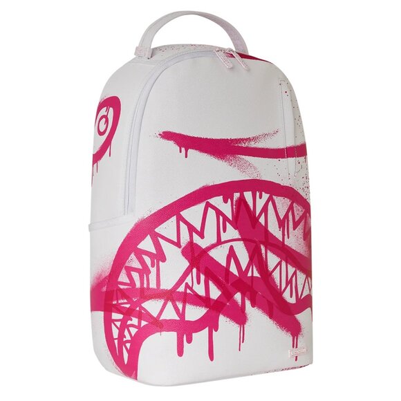 Sprayground Design Storm DLXSV Backpack🔥New White Bookbag Large School Bag - Picture 2 of 9